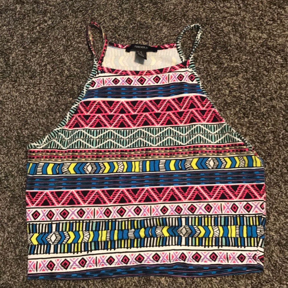 Forever 21 Aztec Crop Top - NWOT